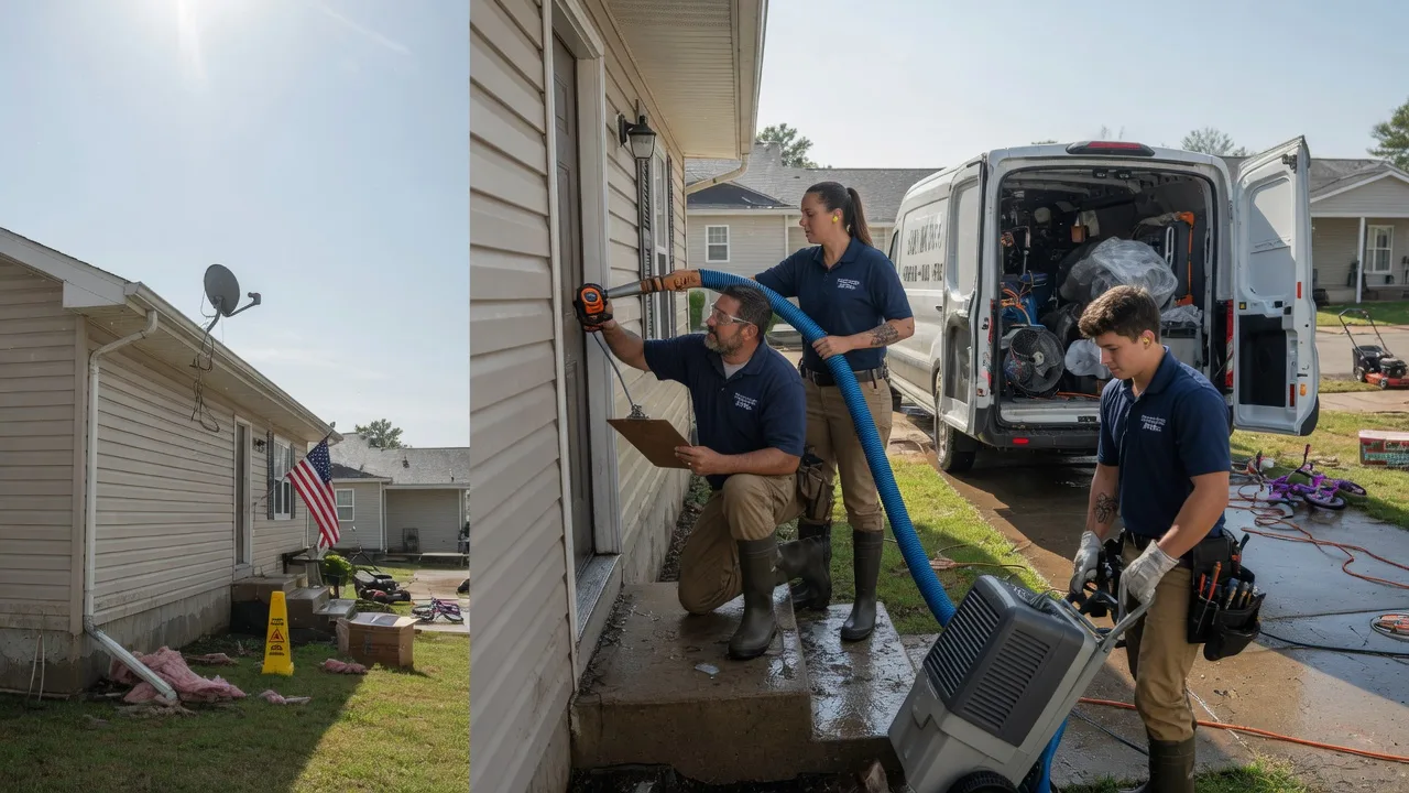 Ceiling Water Damage Restoration in Anabel, MO near me